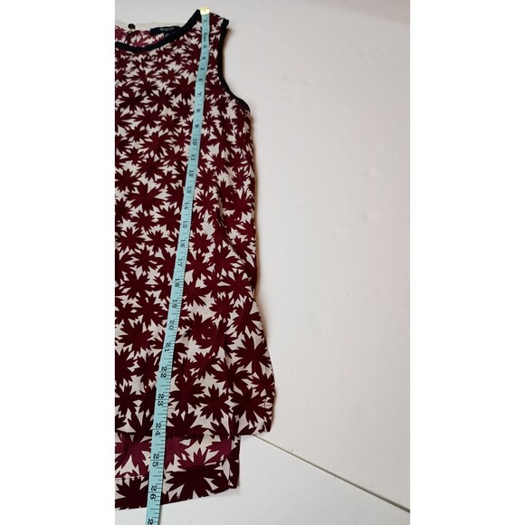 Madewell Silk Tank Top Size XS Pressed Flower High Low Sleeveless Asian Inspired - Picture 10 of 10